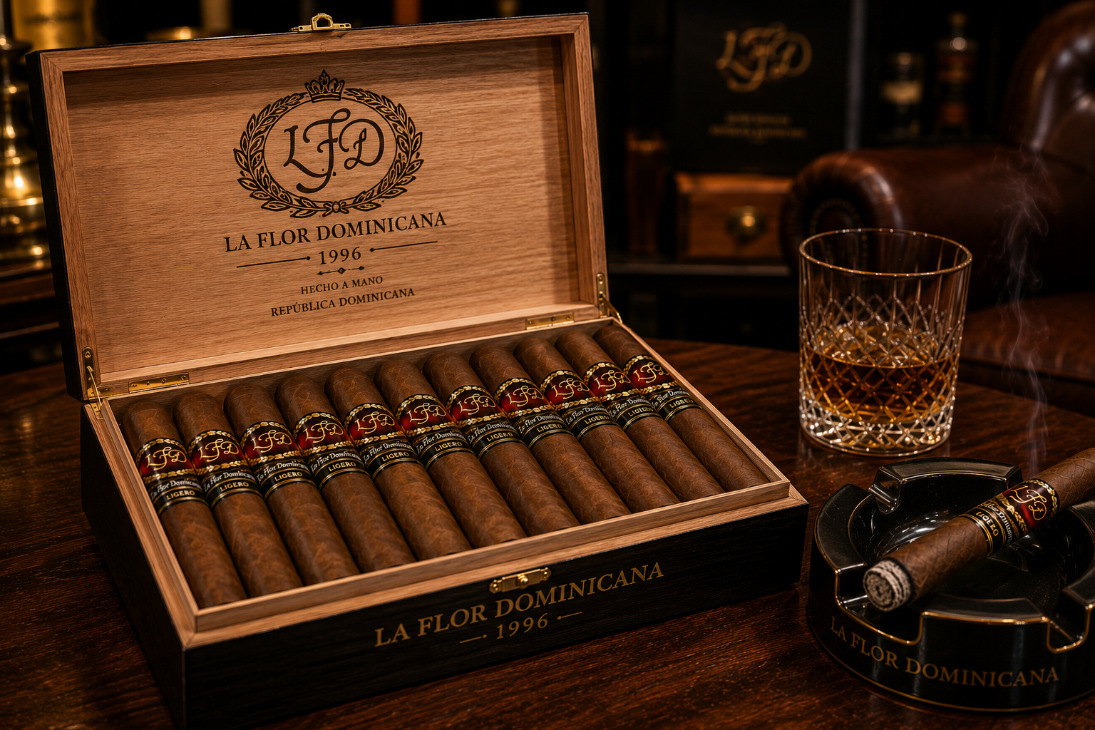 Premium cigar collection representing La Flor Dominicana